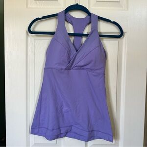 Lululemon Workout Top Lilac Purple size 6
